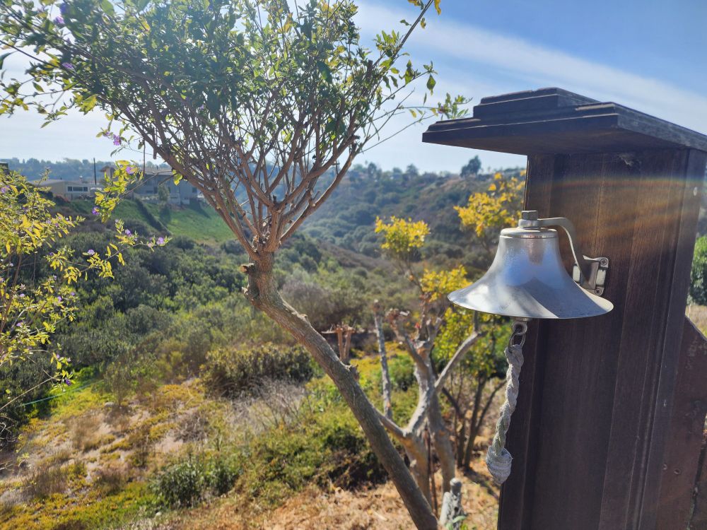 A canyon vista in San Diego, California.