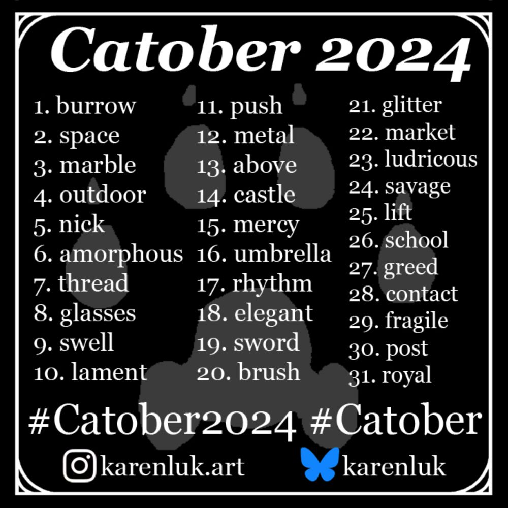 Catober 2024 & October Workshops