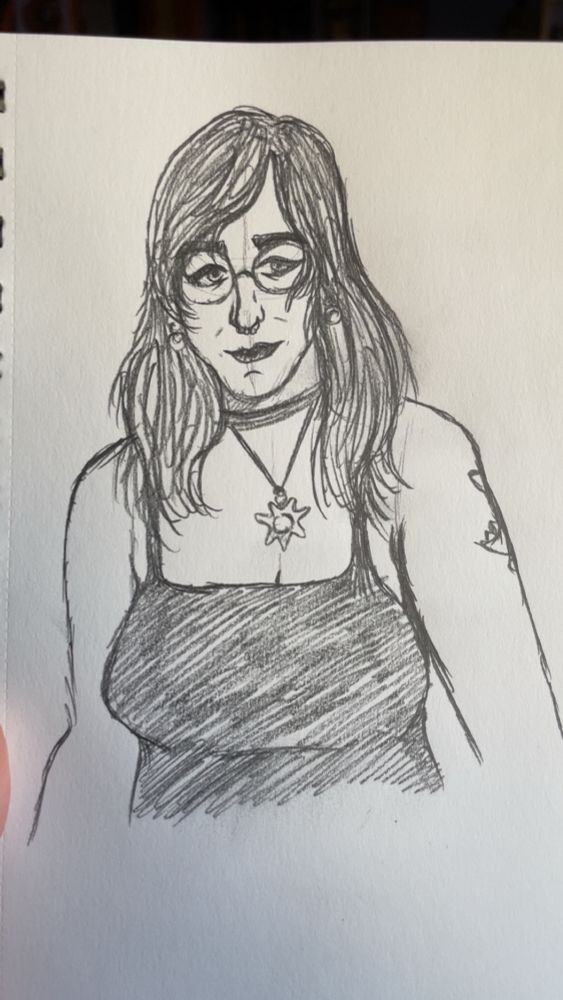 A pencil sketch of myself 