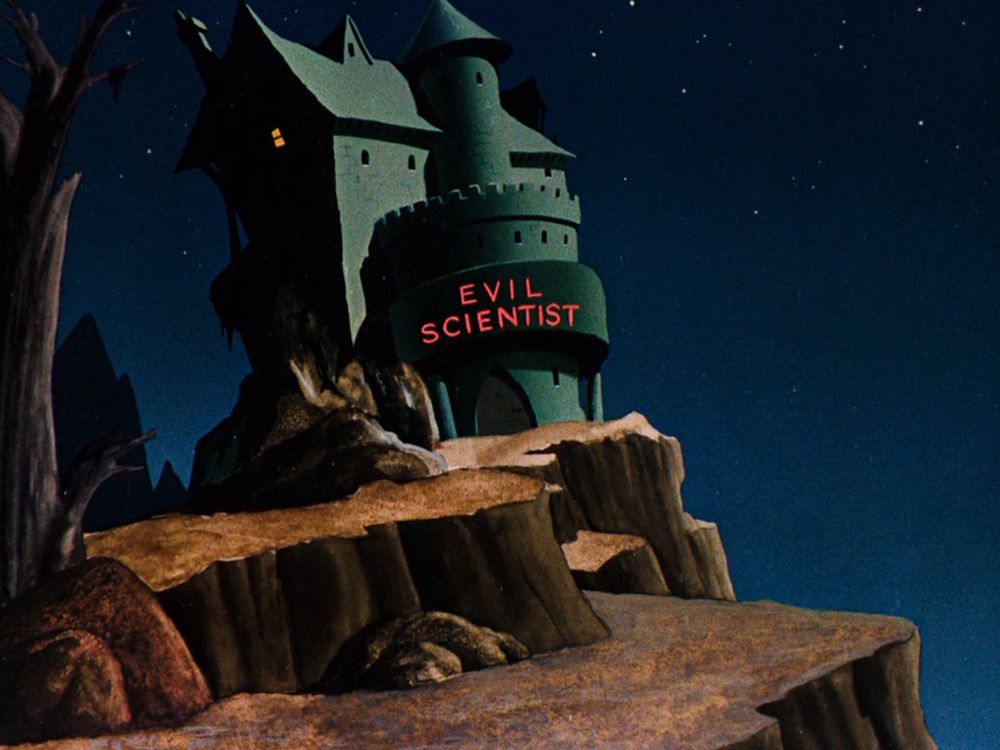 Evil scientist castle 