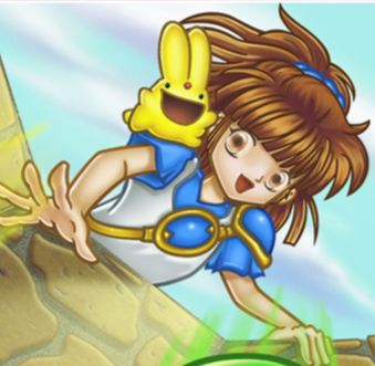 Arle in this cover art is somehow traced from the original cover art of Puyo Puyo.