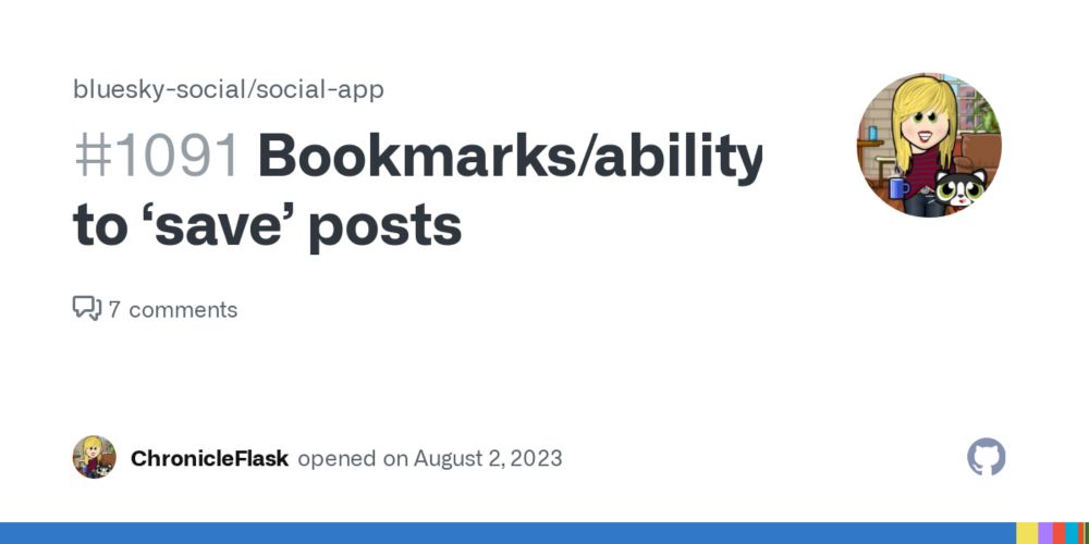 Bookmarks/ability to ‘save’ posts  · Issue #1091 · bluesky-social/social-app