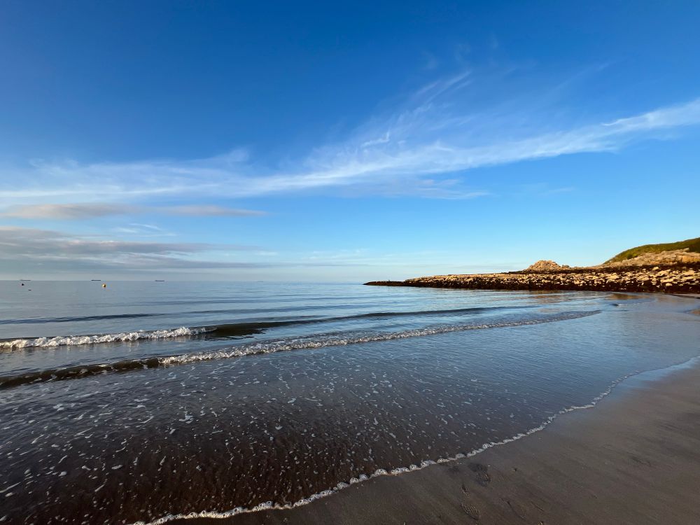 Traeth Bychan at sunset