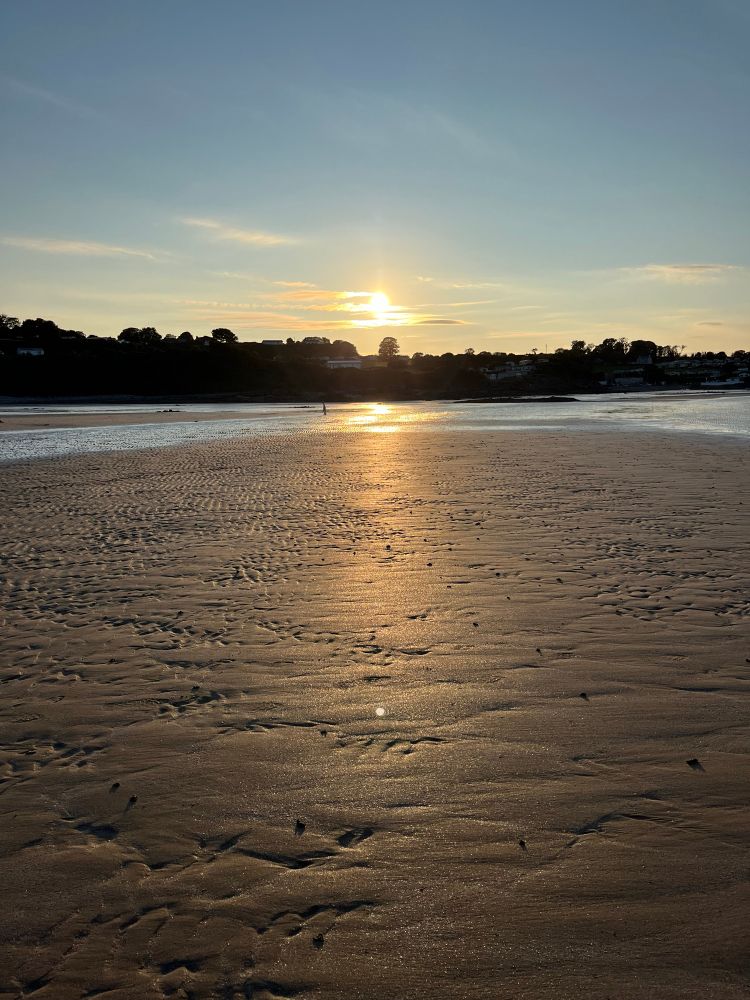 Traeth Bychan at sunset