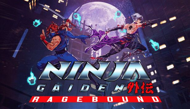 Ninja Gaiden Ragebound promo art showing both main characters 