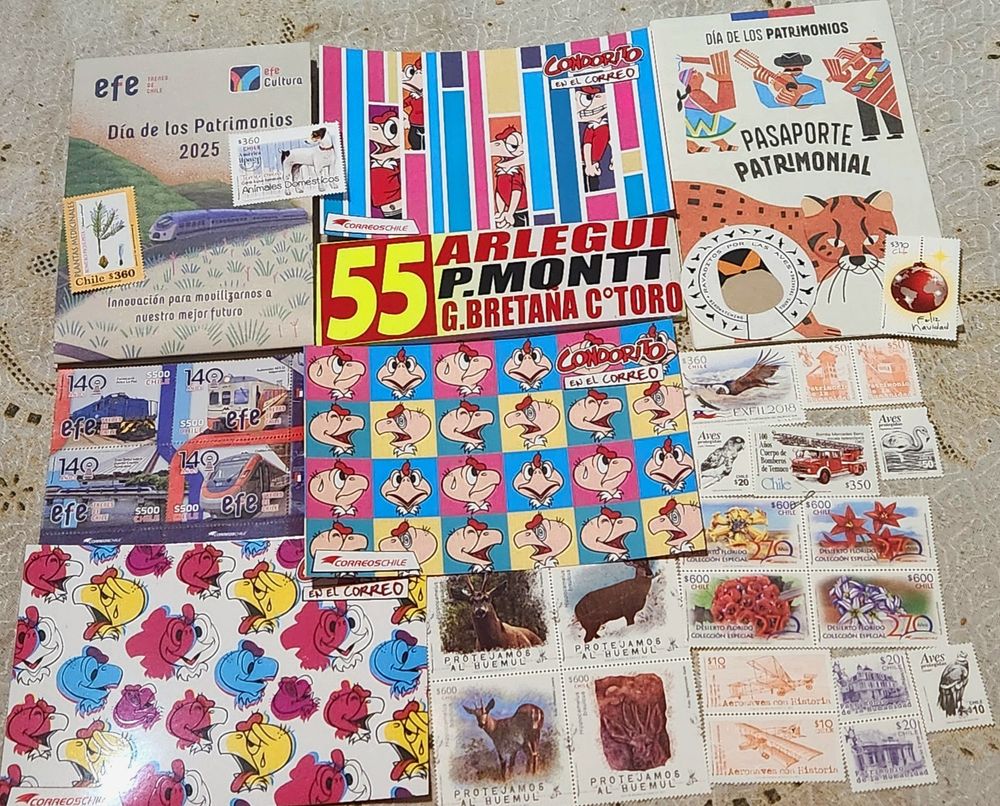 Condorito
Estampillas
Metro