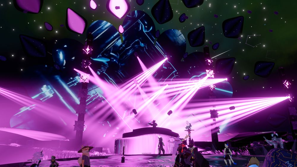 Physwolf getting every single light pointed at them because that's a fun and safe thing to do!