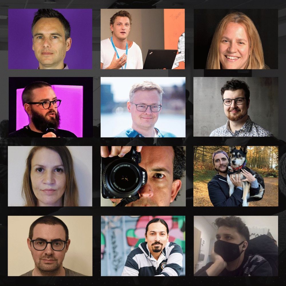 Speaker line up headshots at Spark