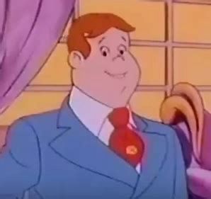 A portrait of Richard Rich, father of comic book character Richie Rich.