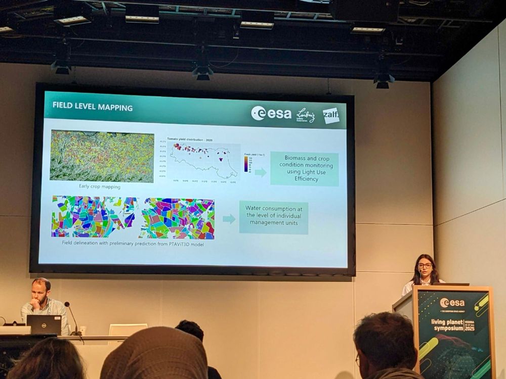 ESA Digital Twin Project EOAgriTwin presentation by Gohar Ghazaryan at living planet symposium 2025
