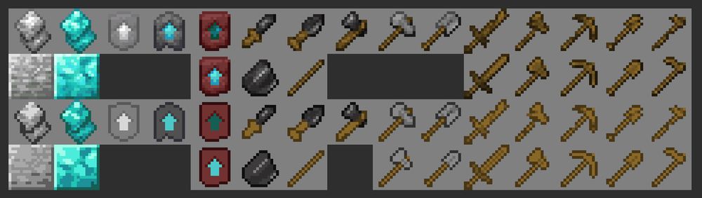 default and bare bones textures for my survival/progression based mod!