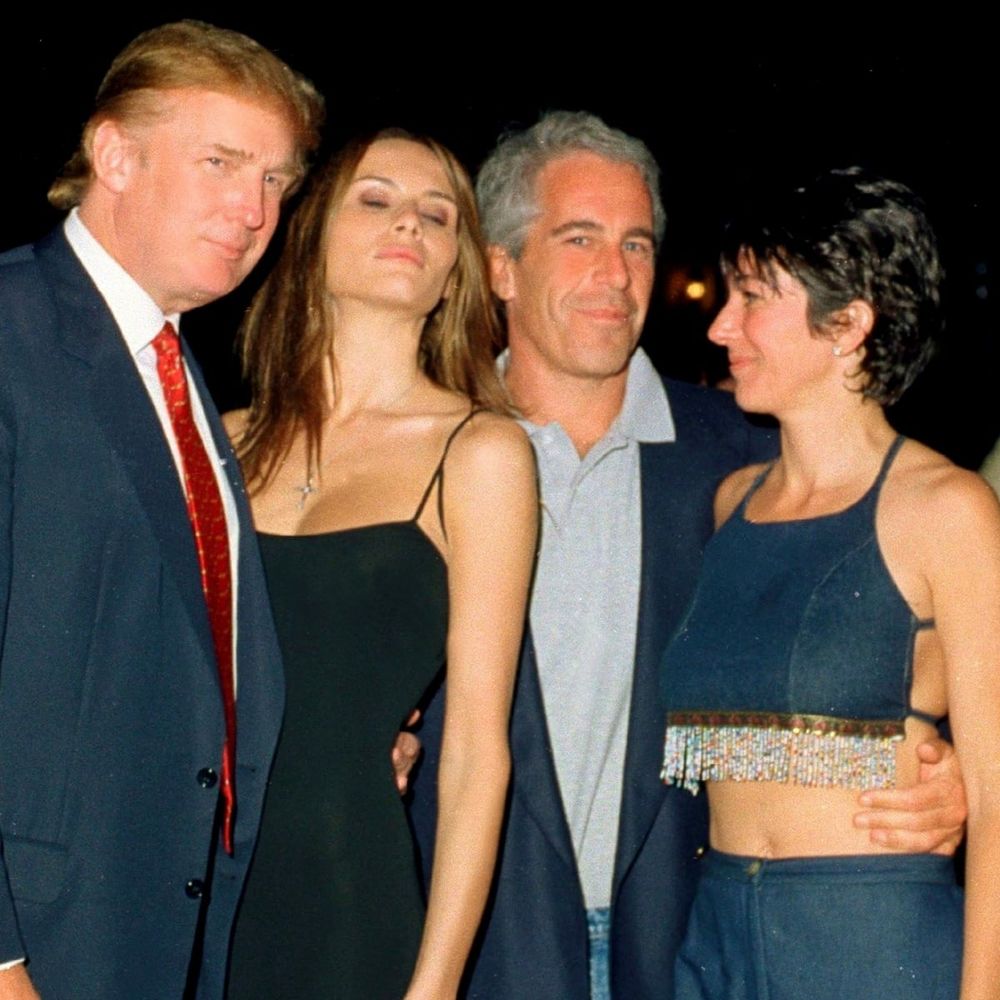 Trump melania epstein and maxwell 
