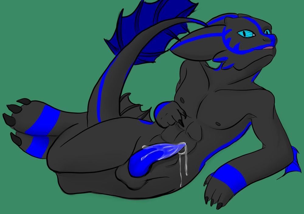 A pinup of Maxzinus being teasy