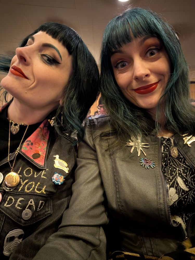 Photo of OP and her sister taken while waiting for the show to start. Eager-faced.