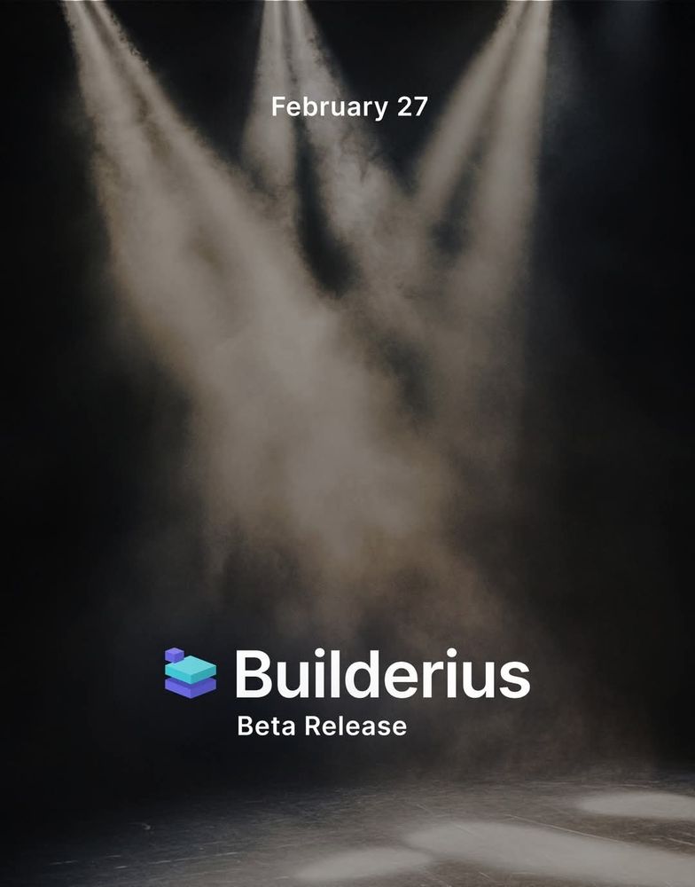 February 27, Builderius beta release.