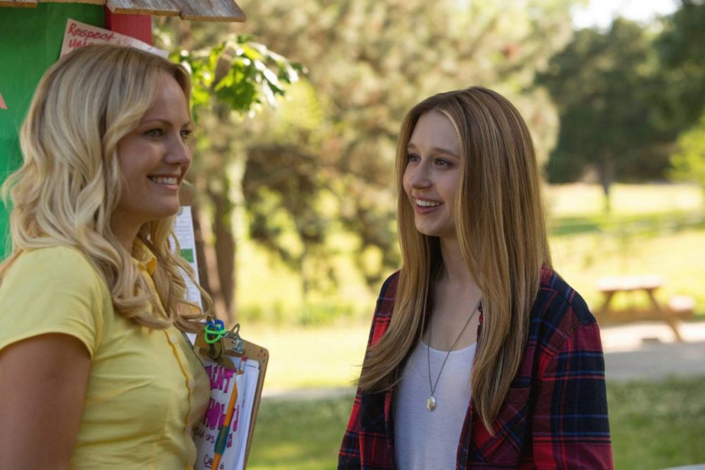 Malin Akerman and Taissa Farmiga in “Final Girls”  
