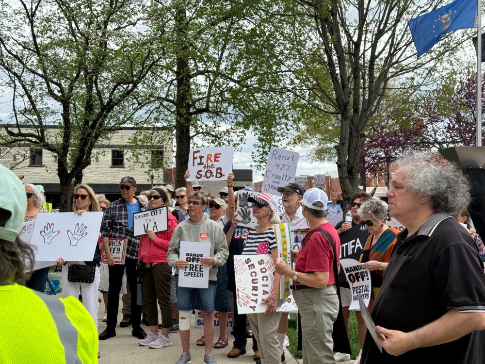 Hands off protestors in Ruby-Red Cookeville, TN