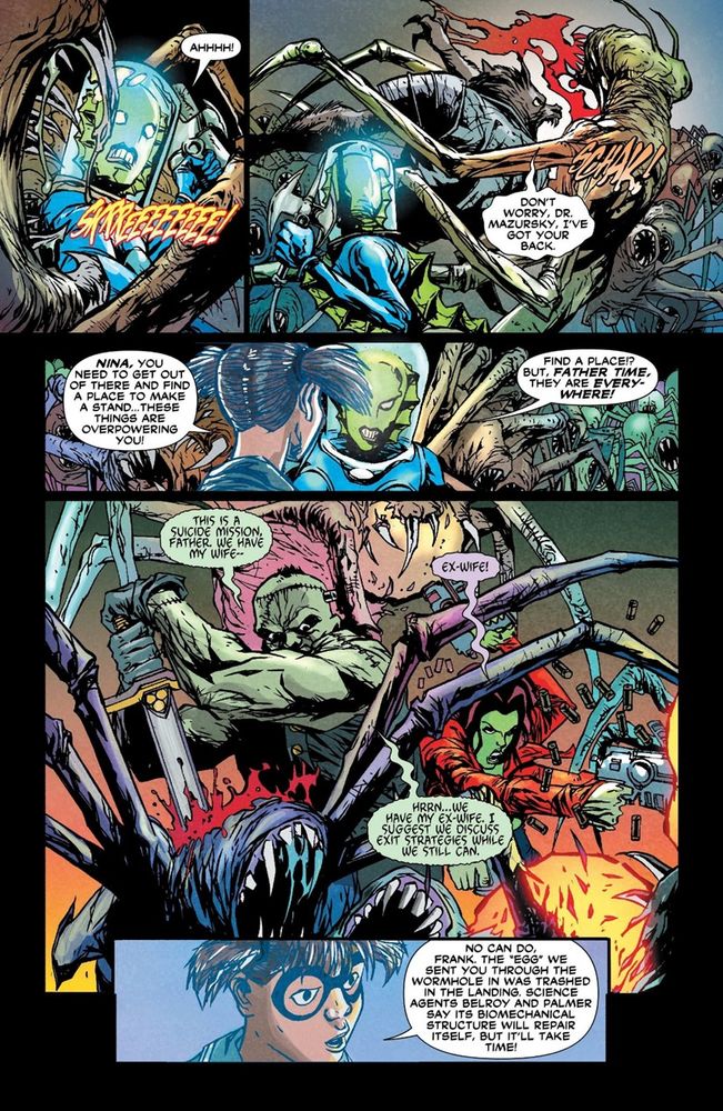 A PAge showing off Nina and Father Time