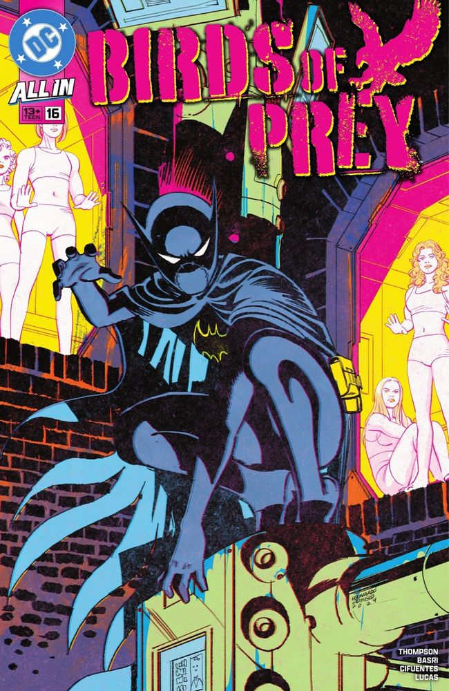 The Cover of Birds of Prey 16 by Thompson, Basri, Cifuentes, and Lucas