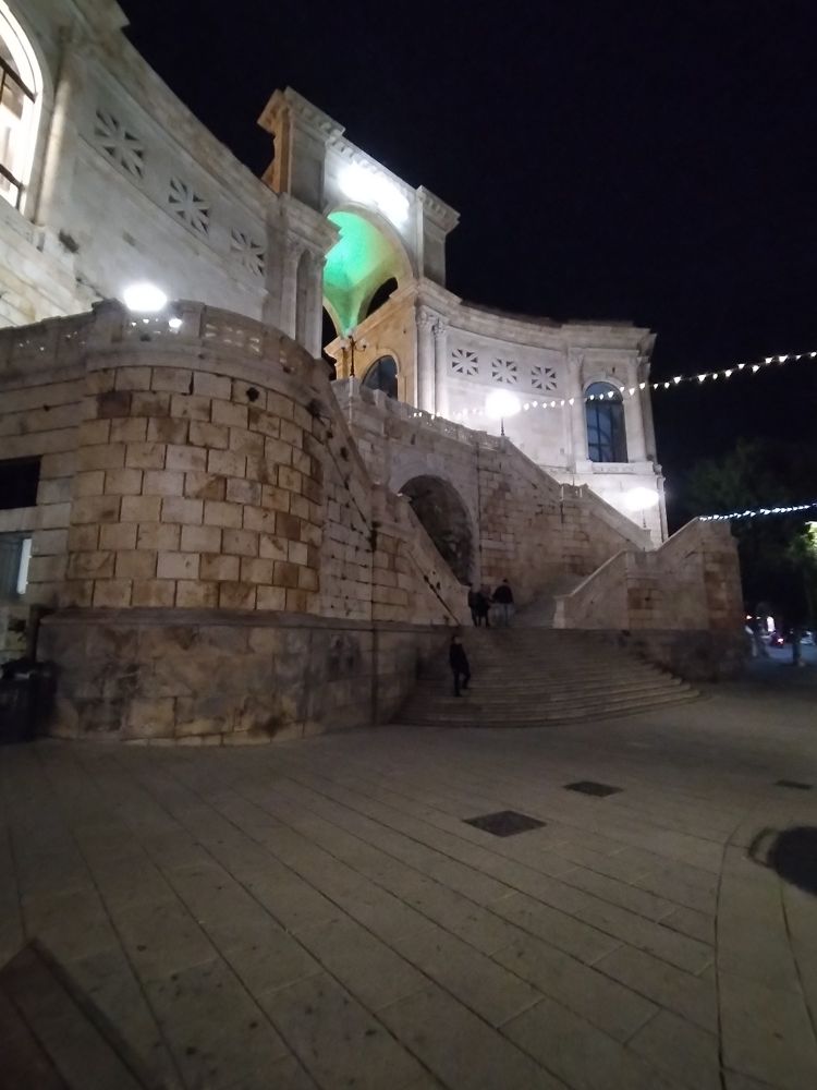 Bastion as seen from below 