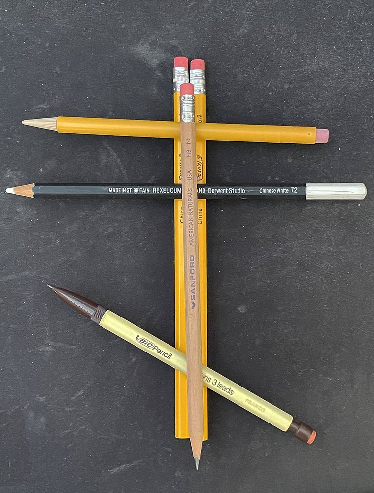 Some people will believe anything. The item in question was a pencil, not yet stubby, a lead pencil, number 2, worn down but still with some life left in it, the brand partly visible, some partly worn away from frequent historic use, Dixon. It was the pencil Jesus used to write the Ten Commandments and the Constitution. Everybody wanted it.