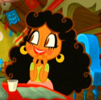 a Pic of Maria Rivera, taken from the “Miracle City Worker” episode from el tigre.