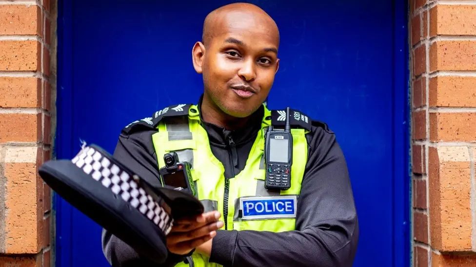 A UK police officer of Somali descent