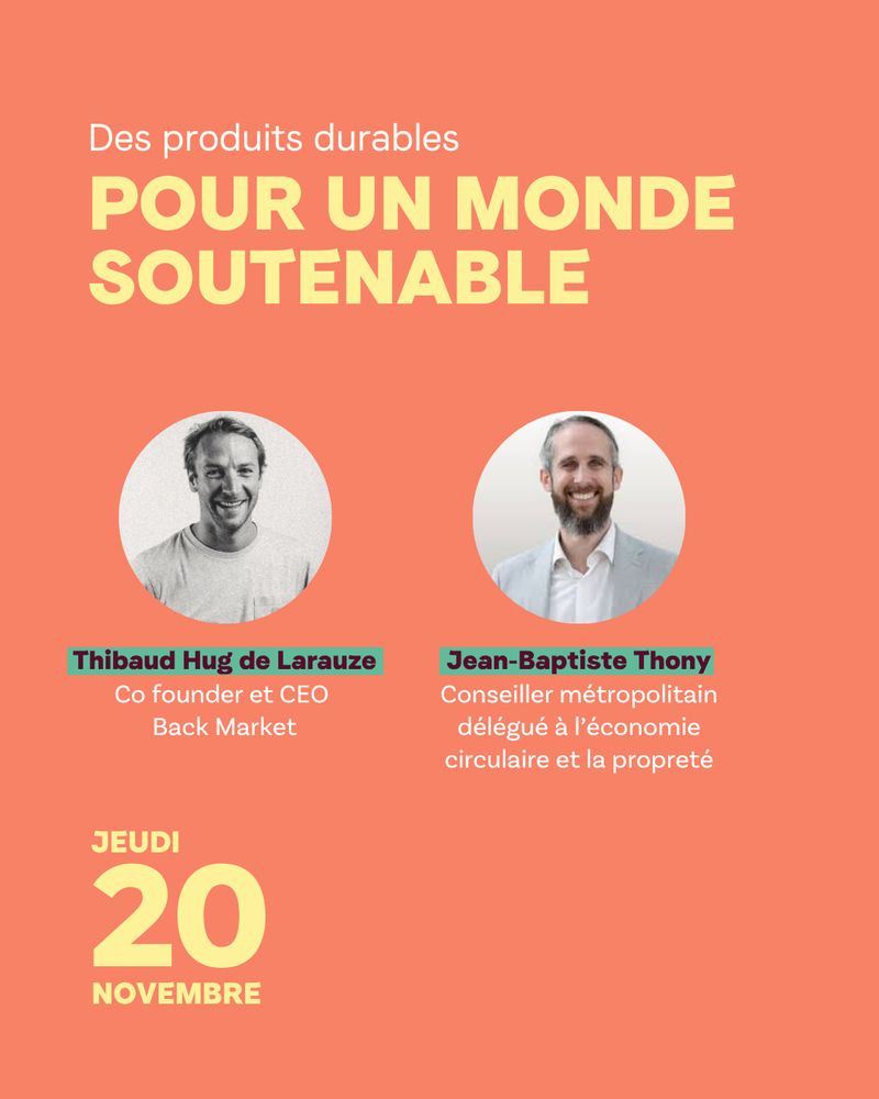 Des produits durables pour un monde soutenable.