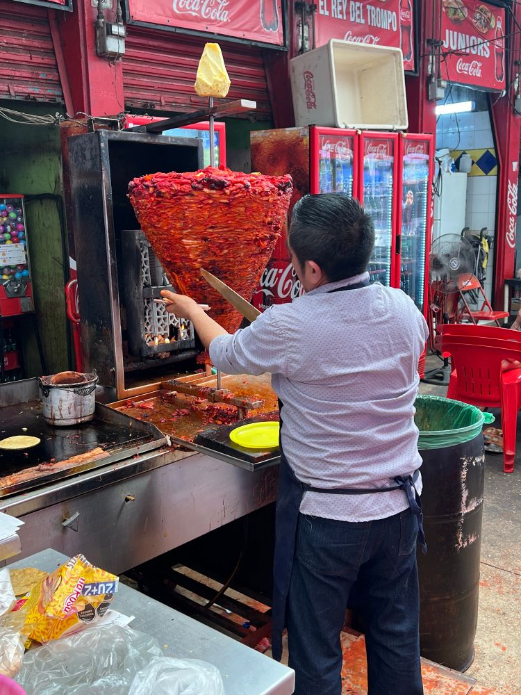 Al Pastor in Mérida Mexico (lunch two days ago)
