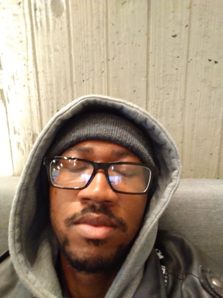 Your boi Levaux resting after walking UberEats orders around DC.