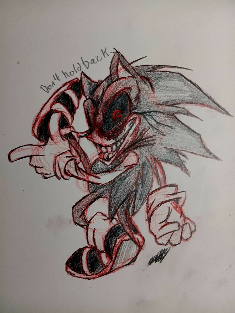 Fun Fact - I used a pose from the Sonic Adventure era for this