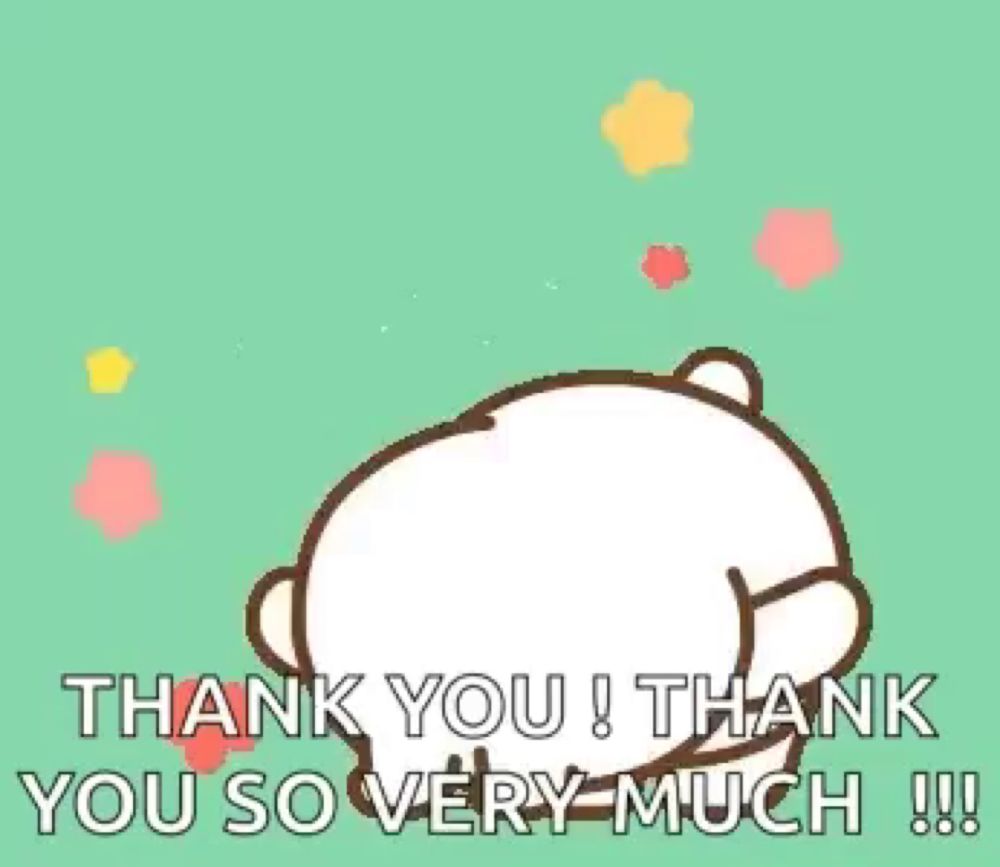 Thank You Very Much Cute GIF