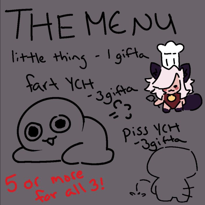 the menu