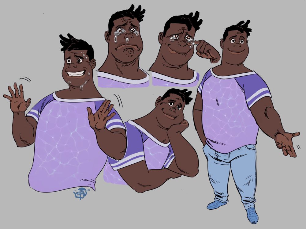 an artistic interpretation of Wade from the recent animated film Elemental