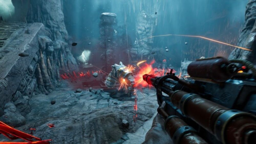Abyssus is a roguelike FPS that mostly overcomes some wonky progression systems with high-speed gunslinging and extensive customization.