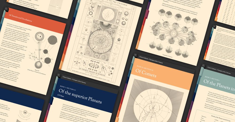 Screenshots of websites pages arranged in a collage