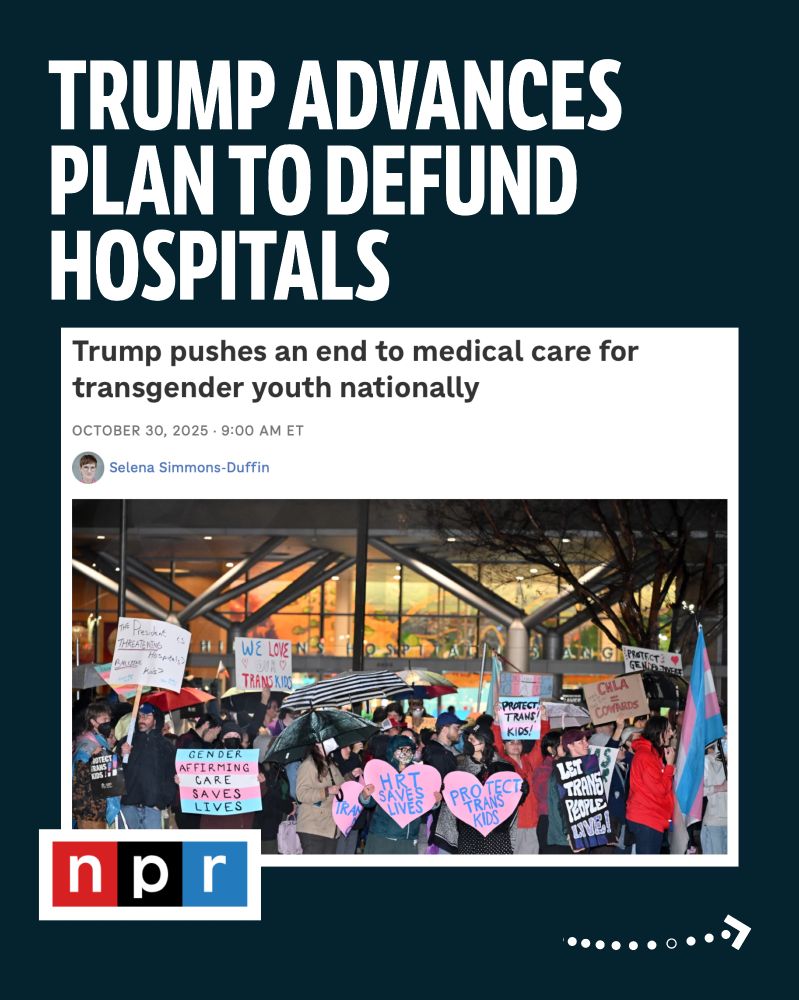 TRUMP ADVANCES PLAN TO DEFUND HOSPITALS