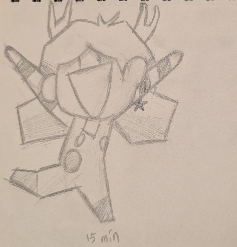 Pencil sketch of Abbie from Mindwave