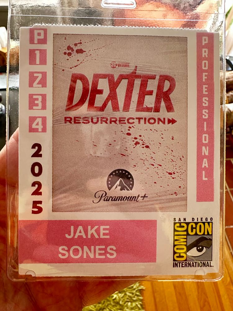 A professional badge for the San Diego Comic-Con. 