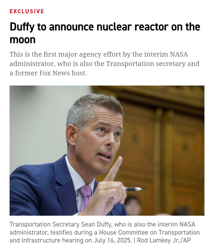 A runaway planet? Naw, just Republican Florida Men.

https://www.politico.com/news/2025/08/04/nasa-china-space-station-duffy-directives-00492172