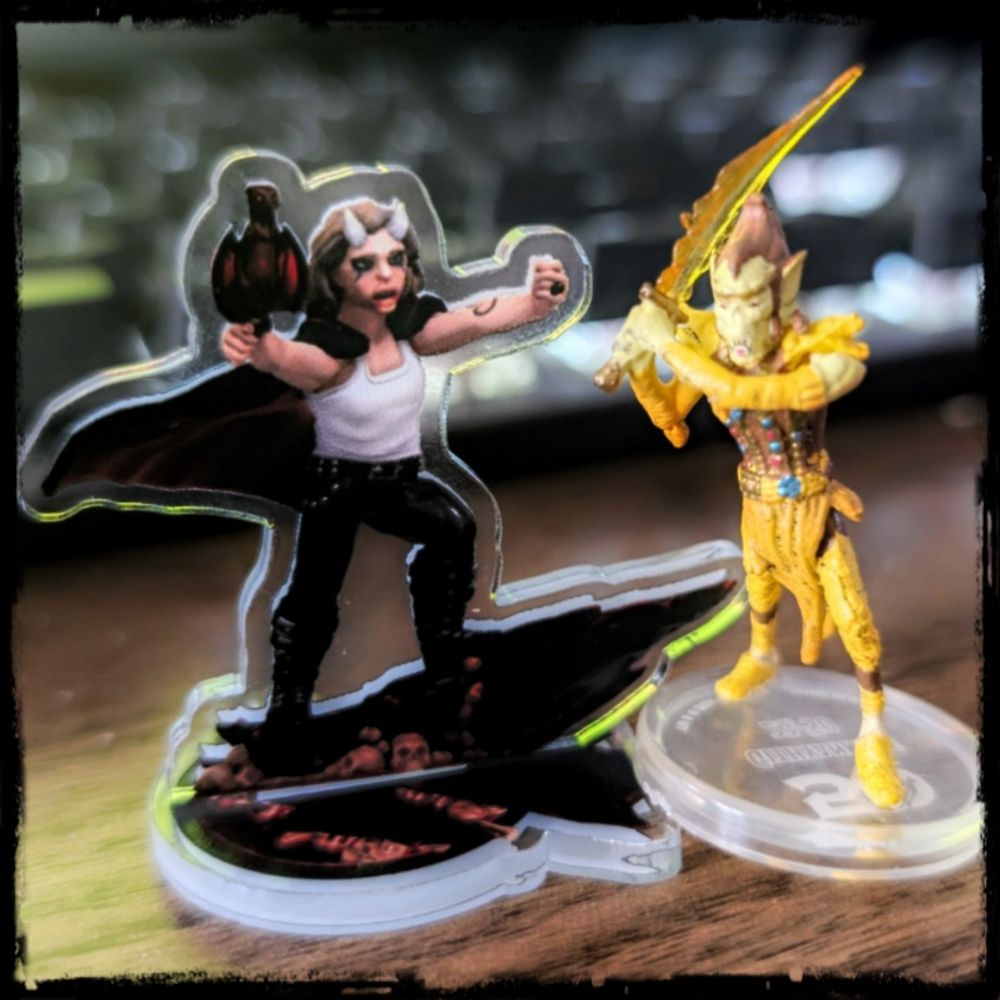 Ozzy and a new friend from the Outer Planes. #YouCantKillRockAndRoll