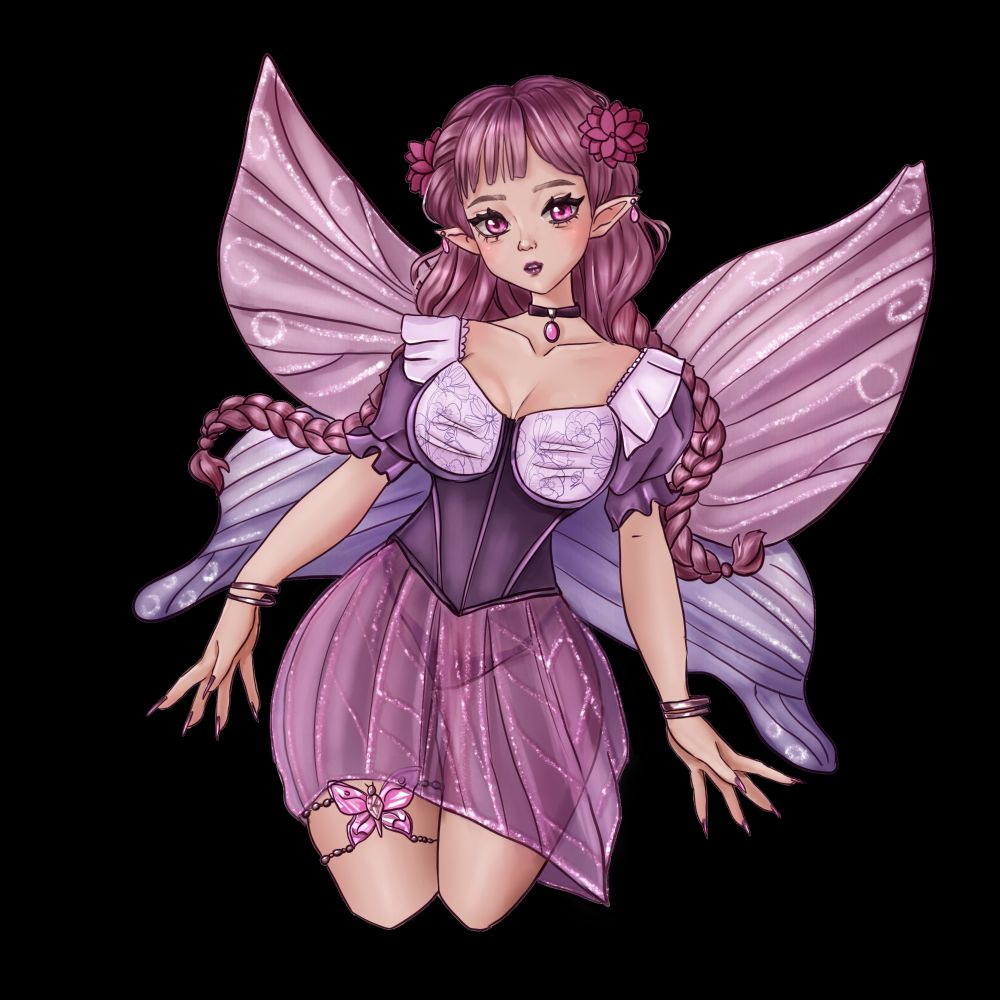 Art of a female fairy.