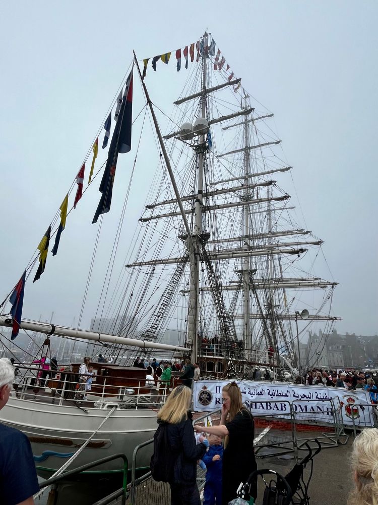 One of the tall ships.