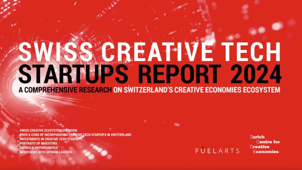 Swiss Creative Tech Startups Report 2024: Online Presentation | LinkedIn