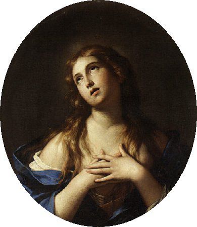 guido cagnacci's mary magdalene from the 17th century