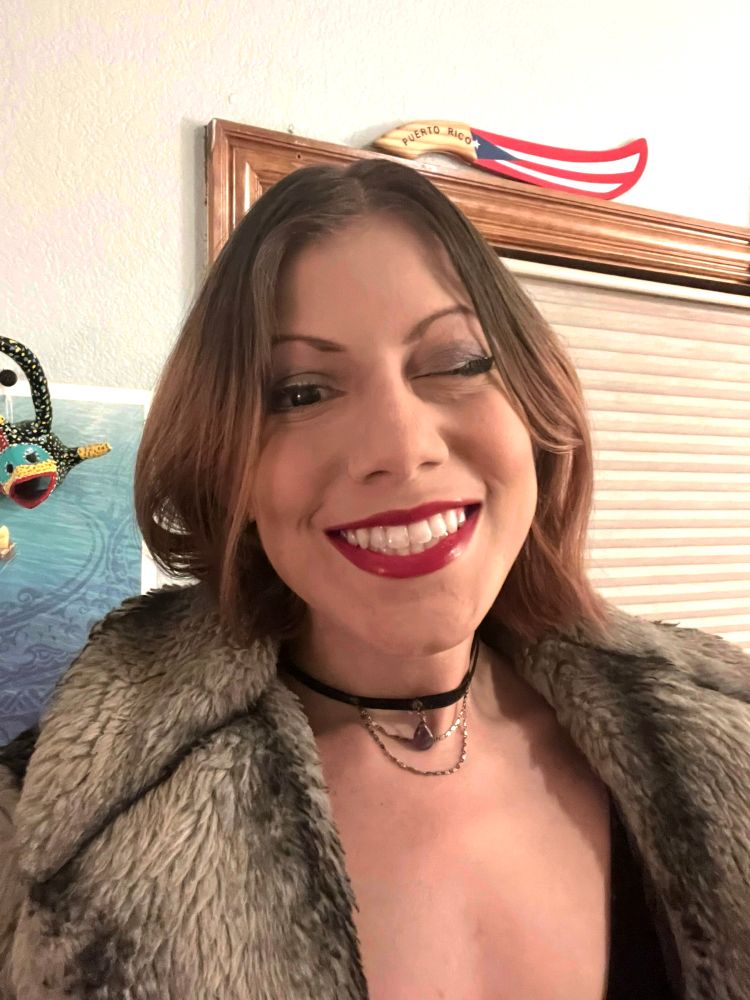 nicky in her nana closet cosplay