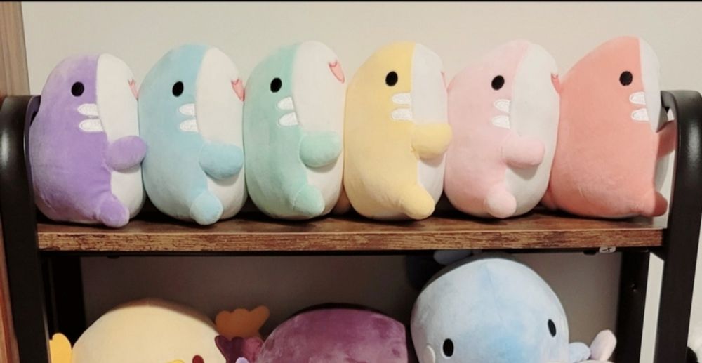 sharks on a shelf by mahoukarp