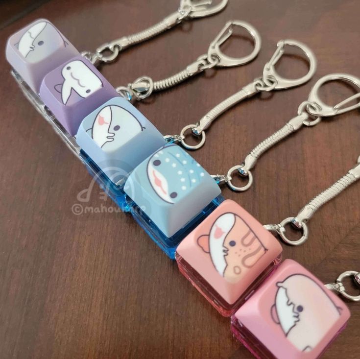 shark keycap fidget toys made by mahoukarp 