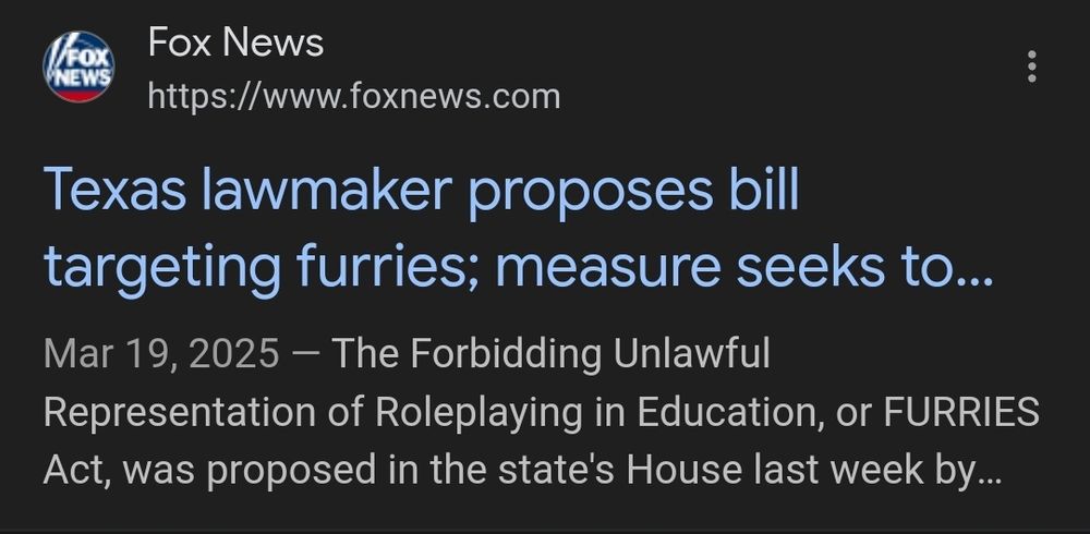 Texas lawmaker proposes bill banning furries and "non human behavior" from Texas schools.