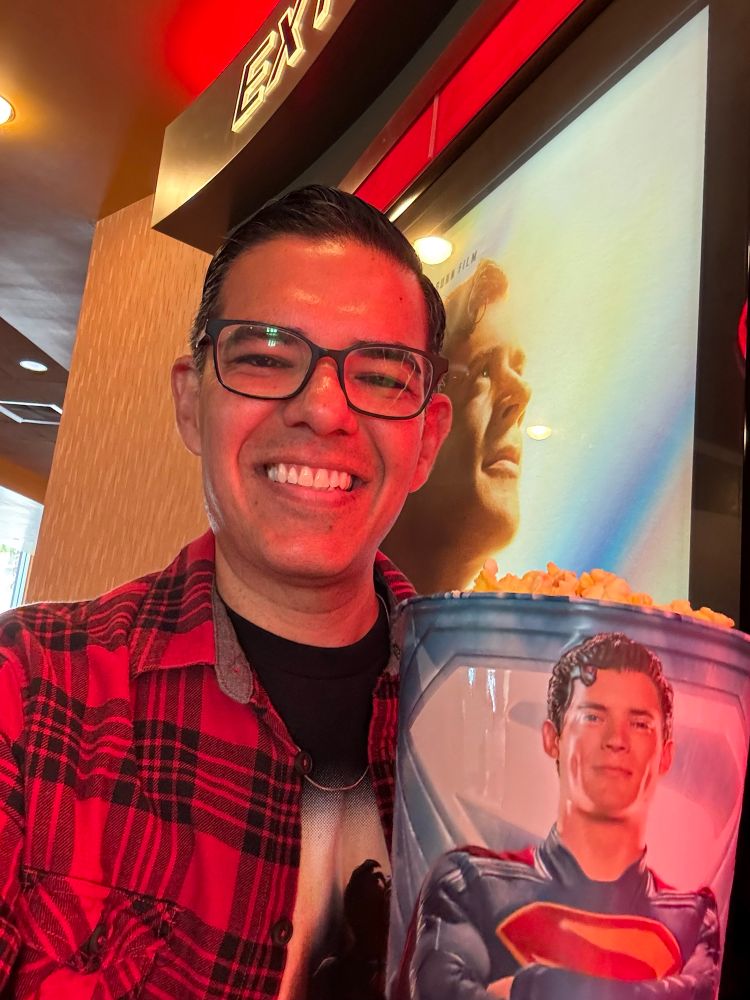 Picture of Robert at Superman movie.